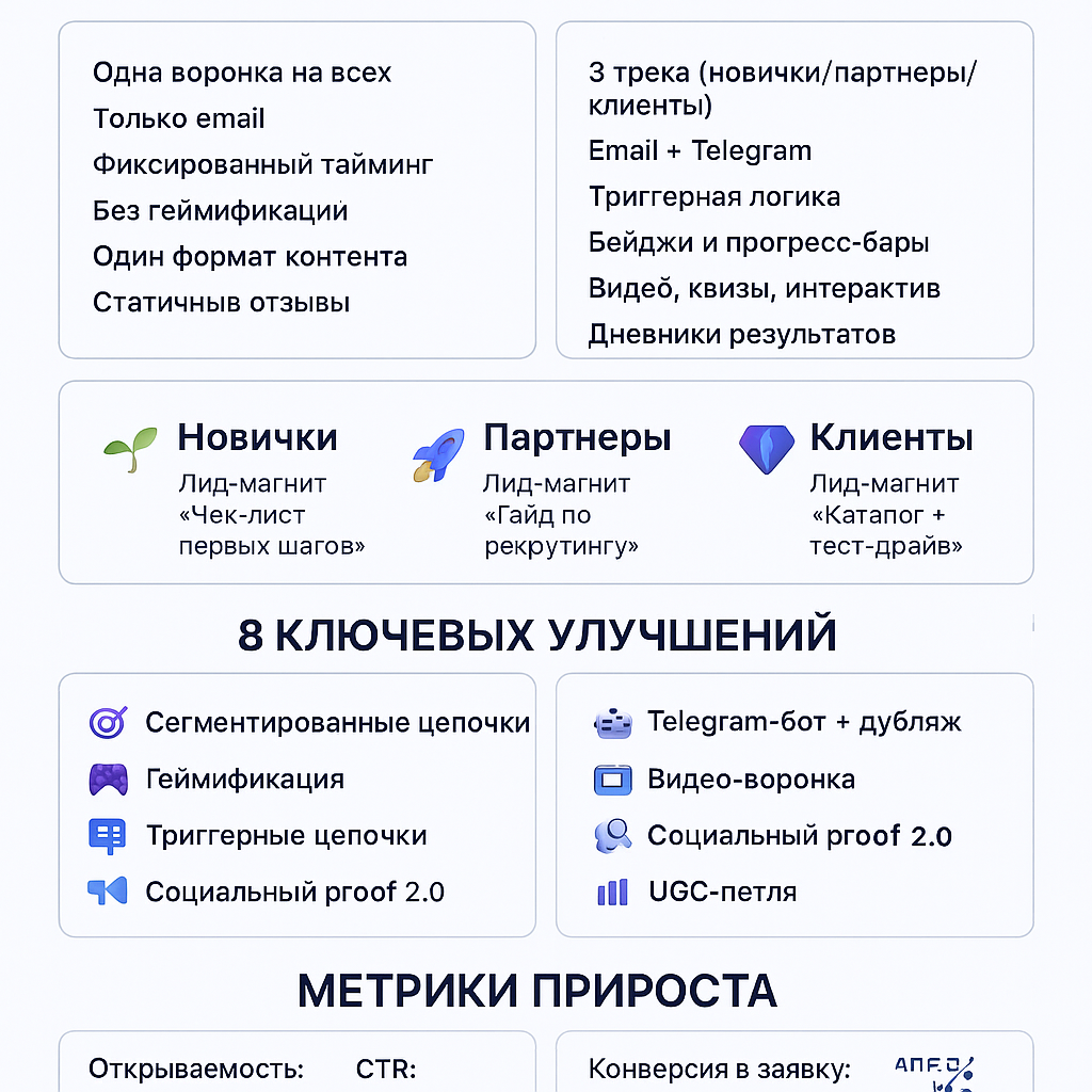 Воронка 2.0 — Инфографика